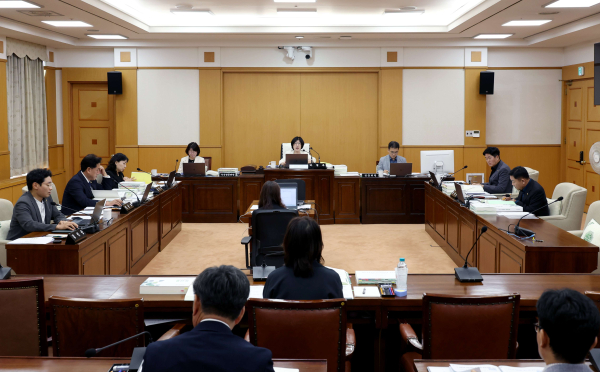 대전시의회 산업건설위원회 회의